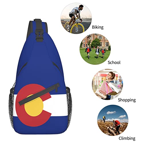 Mochila bandolera unisex color negro miniatura 7