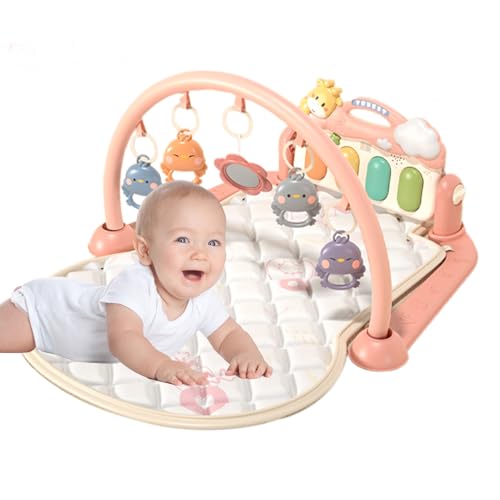 Gimnasios para bebé - Tapetes de Juego, Centro de Actividades Musicales, tapete de Piano para bebé | Tapetes de Juego, gimnasios de Suelo, compañero de Juegos, tapete de Juego, Andador con Luces para