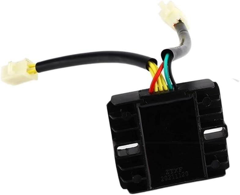 Adjustable Voltage Regulator for GY6 50cc 125cc 150cc 200cc 250cc ATV Quad Go-Kart 12V 6 Wires DC Voltage Regulator Rectifier Motorcycle Dirt Bike Scooter Adjustable Voltage Regulator for GY6 50cc 125cc 150cc 200cc 250cc ATV Quad Go-Kart 12V 6 Wires DC Voltage Regulator Rectifier Motorcycle Dirt Bike Scooter