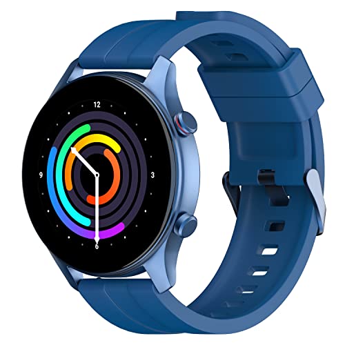 Noise Newly Launched Evolve 2 Play AMOLED Display Smart Watch with Fast Charging, Always On Display, 50 Sports Modes, Hindi Language Support, Health Suite (Electric Blue)