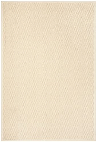 SAFAVIEH Area Rug 6x9 - Natural Fiber Collection - Cream,