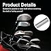 XIHIRCD Golf Grip Tape Remover Tool, Quick and Easy Graphite/Steel Shaft Tape Stripper Remover Golf Grip Repair Kits for Easily Cleaning and Repairing Golf Handle Grip Golf Gift Kit for Men (Orange)
