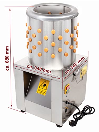 Foto von Beeketal 'BRM750' Geflügelrupfmaschine für Wachteln und Tauben, Nassrupfmaschine Kapazität: 1-3 Stk./Durchgang (je nach Größe/Gewicht)