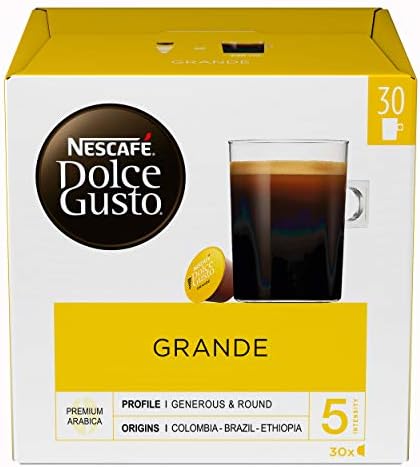 NESCAFÉ Dolce Gusto Grande Coffee Pods, 30 Capsules (30 Servings)