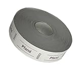 Bonrolle PFAND weiß - 1000 perforierte Abrisse