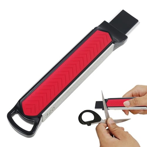 Pocket Sharpener | Outdoor Garden Tool Sharpener Stone,Large Grinding Area Gardening Tools for Scissors, Axes, Drills, Shears, Chisels