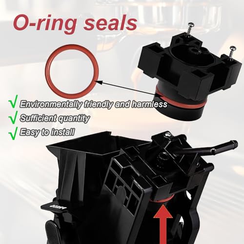 JIHXYER Silikon-O-Ringe für Philips Saeco Kaffeemaschinen, 30er-Pack, inkl. Reinigungsbürsten-Set, für Stützventil Dampfventil Brühgruppe Auslassventil