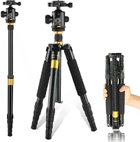 New Q-666 SLR Camera Tripod Monopod & Ball Head Portable Compact Travel