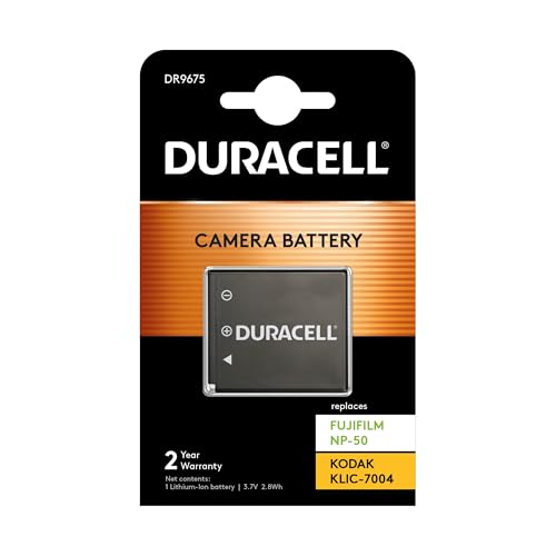 Duracell DR9675 kamera litowo-jonowa zastępuje akumulator do NP-50, czarny