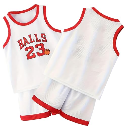 Catálogo de Ropa de Baloncesto para Niño disponible en línea para comprar. 41 MTTYYD - Camisetas de baloncesto para niños, 23# para niños, playera deportiva y pantalones cortos para niños y niñas de 2 a 14 años, Blanco, 14 Años