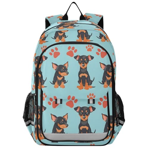 Sac à dos pour ordinateur portable enfants rigolo motif chien B162 scolaire