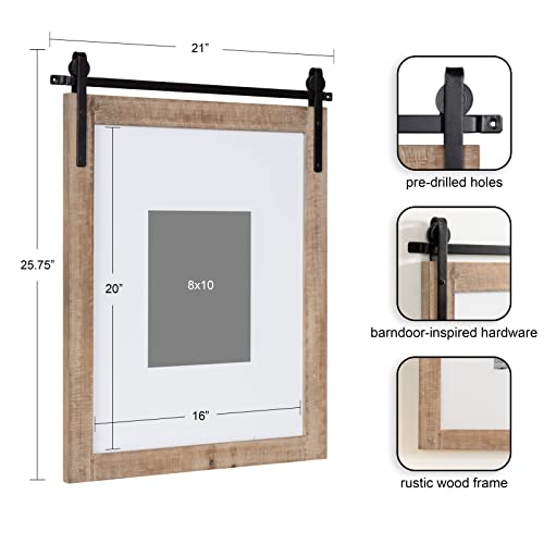 Kateandlaurelcatesfarmhousewoodenpictureframe21x26mattedto18x10rusticnaturalbrownphotographframefittingone8x10imagewithbarndoorinspireddesign Urban Country Home Decor Kate and laurel cates farmhouse wooden picture frame 21×26 matted to 1 8×10 rustic natural brown photograph frame fitting one 8×10 image with barn door inspired design urban country home decor