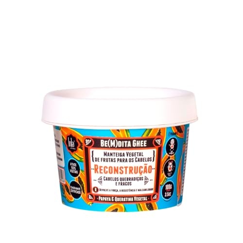 Be(M)Dita Ghee Reconstrução Mamão 100G, Lola Cosmetics Be(M)Dita Ghee Reconstrução Mamão 100G, Lola Cosmetics