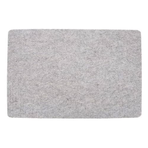 Alipis Tappetino da stiro in feltro sintetico - Tappetino da stiro per vestiti, tappetino da tavolo portatile, tappetino isolante termico, accessori per trapuntatura, grigio chiaro