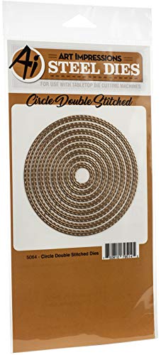 Die-Circle Double Stitched avec effet double couture précise