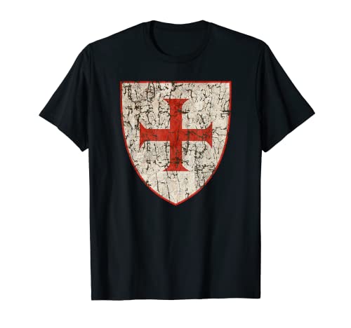 Croce Templare, Distressed Maglietta