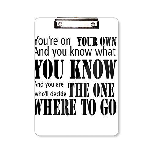 Bloc-notes A4 You Decide Where to Go ligné pour bureau