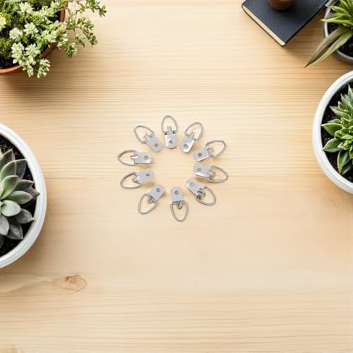 Ganchos Triangulares de Acero Inoxidable para Colgar Cuadros pack de 500 unidades para Hogar 6