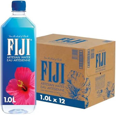 FIJI Artesian Bottled Water, 1L (Pack of 12)
