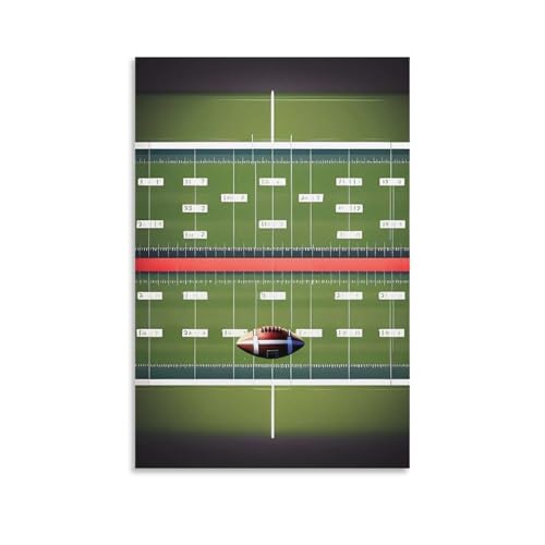 Impression sur toile moderne terrain de football américain pour ado
