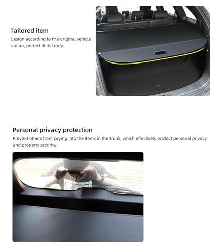 Plage arrière pour VW Touran 2005-2015 avec bouclier rétractable