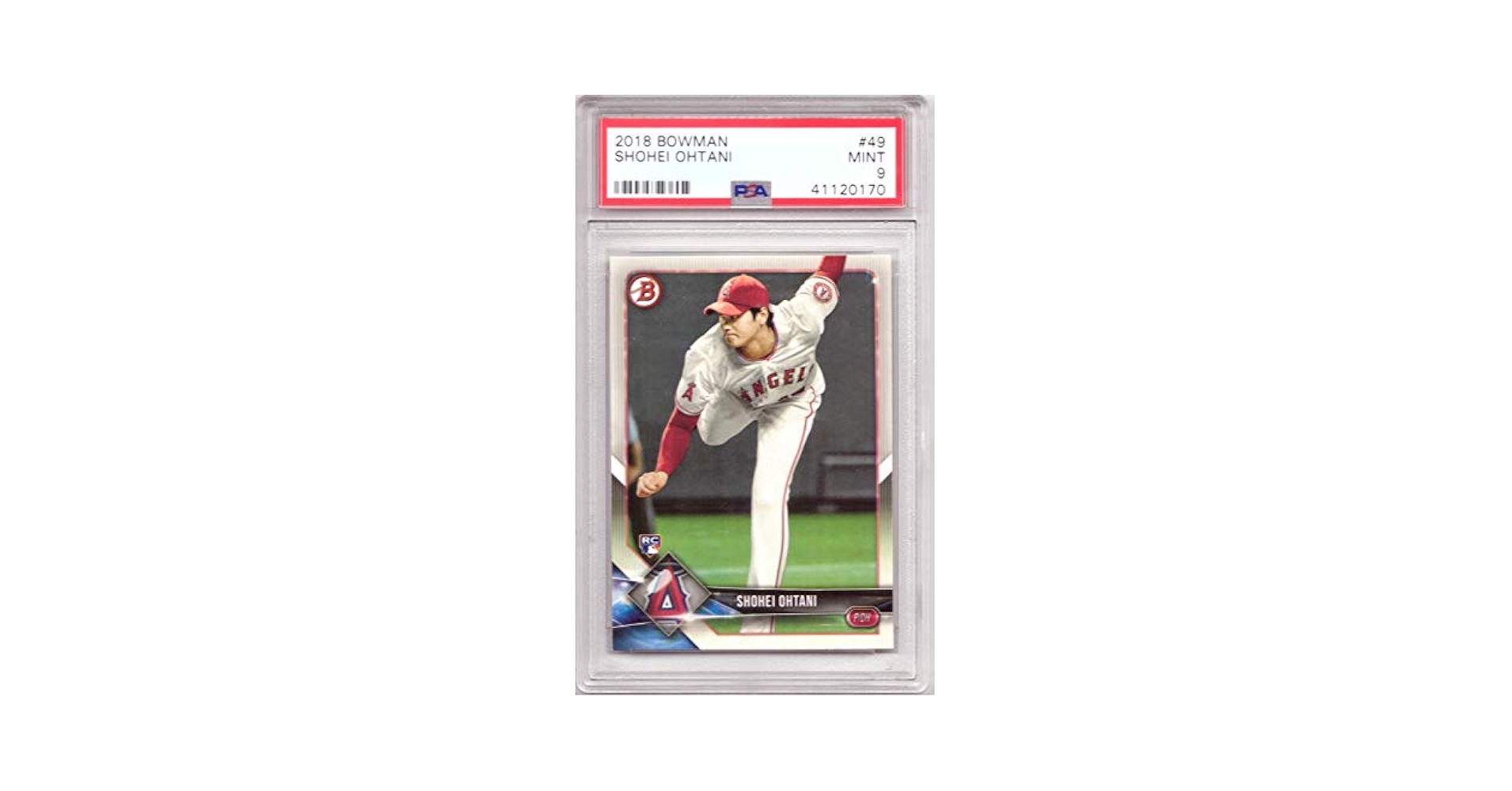 Amazon.com: 2018 Bowman Baseball #49 Shohei Ohtani Rookie