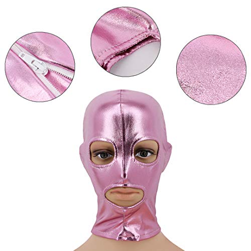 Image of Metallic Cycling Face Neck Mask Hat Ultra Balaclava Hood