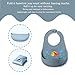 UBINGSOPA Silicone Baby Bibs – Adjustable, Soft, Waterproof & Durable, with Large Food-Catching Pocket, Feeding-Friendly