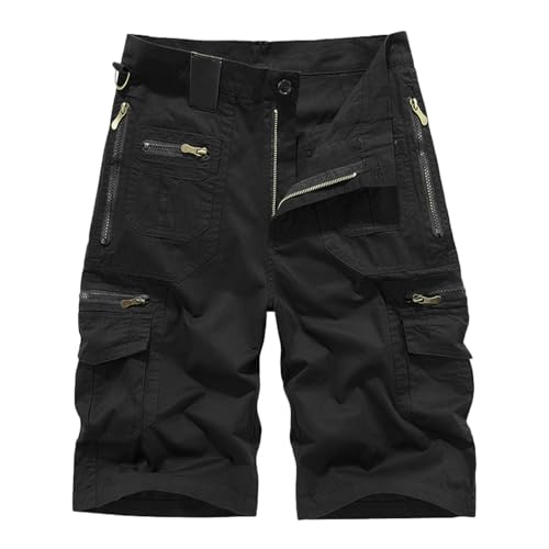 Short cargo hommes multi-poches d'extérieur résistant pour la marche - 4