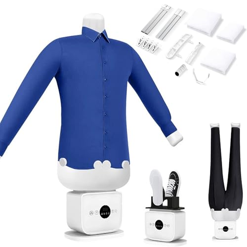 Máquina automática de planchado a vapor, eliminación de arrugas de 360° para prendas, dispositivo inflable portátil para camisas, pantalones y zapatos