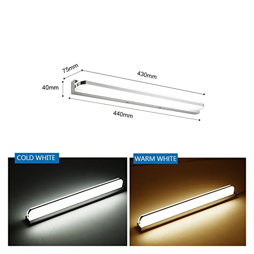 Apliques para cuadros y baño led 9w iluminacion impermeable 40cm blanco calido para espejo casa 5