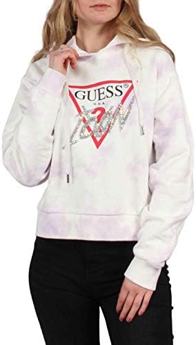 Guess Huvtröja med huva i fleece för 