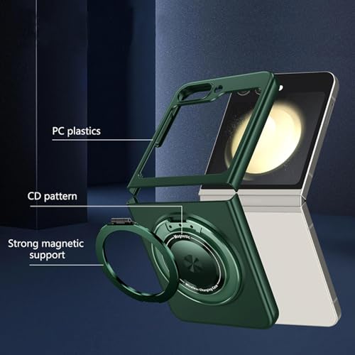 Coque Galaxy Z Flip5 bleue anti-rayures pour protéger l'écran pliable