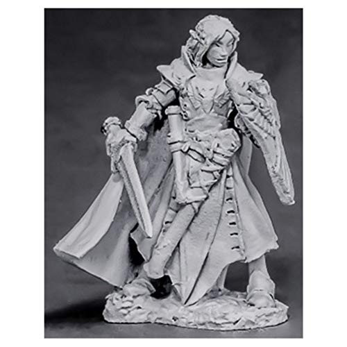 Figurine Paladin Elfe Reaper Miniatures 03863 en métal pour remplacer vos pions