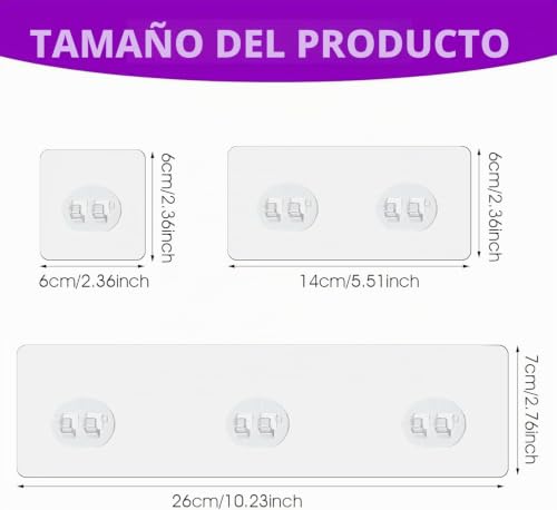 Ganchos adheribles 6 Imagen adicional