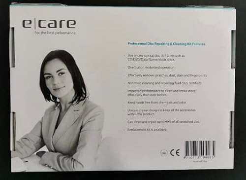 Procare Refill Dvd/Cd Disc Cleaner And Reconditioner - Replacement Kit #TOP5