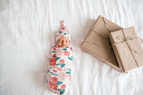 Image of Copper Pearl Swaddle Blankets for Newborns | Soft Stretchy Receiving Blankets for Boys and Girls | Large 46 x 46 Inch Baby Blankets | Lightweight and Breathable Swaddles | Holly