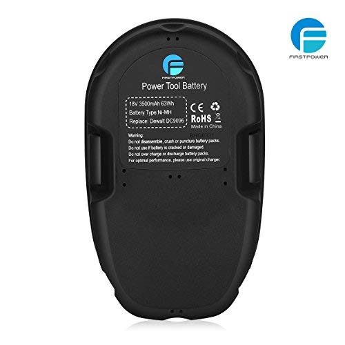 Powerextra High Capacity 3000mAh 18V Replacement Battery for Dewalt DC9096 DE9039 DE9095 DE9096 DE9098 DW9095 DW9096 DW9098 DE9503 Dewalt 18V Battery