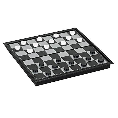 We Games Foldable Travel Magnetic Checkers Set - 10 In. #TOP2