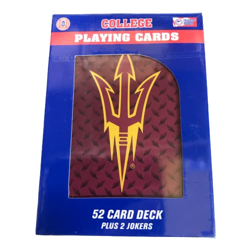 Image of Pro Specialties Group NCAA Unisex-Adult Diamond Plate Playing Cards