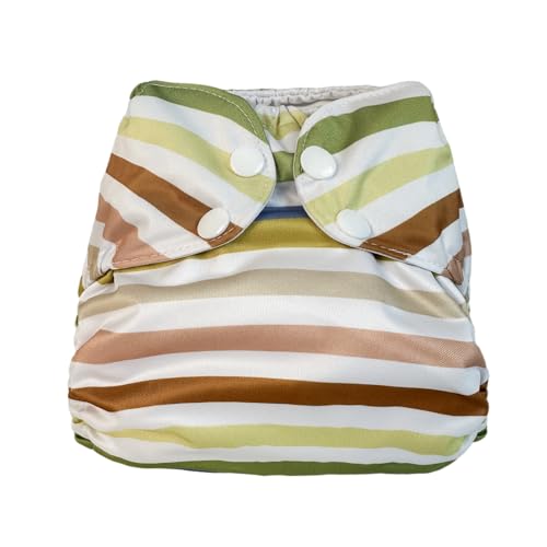 BISENKID Waterproof Cloth Diaper Cover Reusable Swim Diaper - Adjustable Outer Shell Over an Absorbent Inner Layer to Prevent Urine Blowouts - Outer...