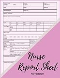 Nurse Report Sheet: Notebook nursing about med-surg, Tele, Stepdown unit,Nursing patient history,Nurse meds, body systems status