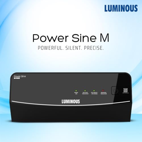 Image of Luminous Power Sine M 1100 Sine Wave Inverter Ideal for Home,Office & Shops | 900VA Inverter | Reliable Power Backup | High Performance| Easy Installation | 36 Months Warranty