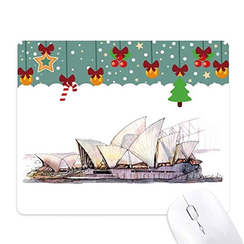 Tapis de bureau caoutchouc motif Sydney sous-main grand format pour souris