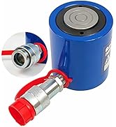 AMZCNC 10 Ton Hydraulic Cylinder Ram Single Acting 2" Inch Stroke 10T Hydraulic Cylinder Jack Lif...