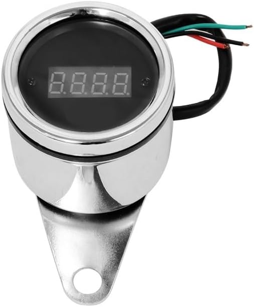 Motorcycle Odometer Gauge Universal 12V LED Motorcycle Oil Gauge Digital Tachometer Tachometer Gauges