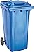 Produktbild OPV Großmülltonne/Mülltonne WAVE 240 l Kunststoffband Blau