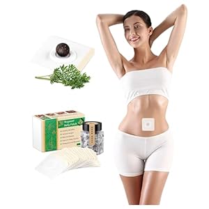 Mugwort Belly Patch for Men and Women with Natural Plant Extracts-Comfortable and Safe Belly Stickers-60Pcs