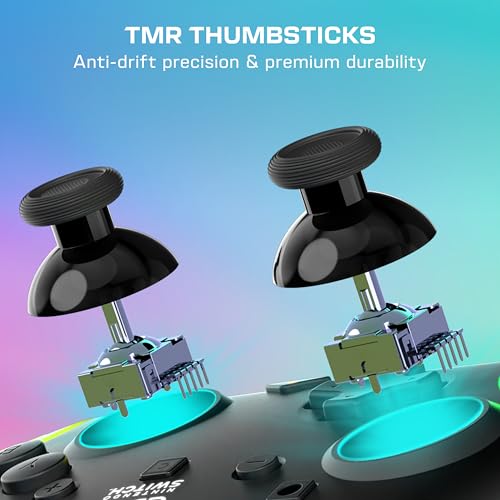 Turtle Beach Afterglow Wave Manette de gaming RGB sans fil Sous licence officielle pour Nintendo Switch 2 - vue 6