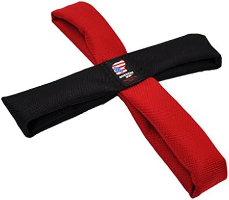 American Dog: Armor Collection Tug N Toss Tug Toy for Large Dogs Designed Strong for Interactive play with your Dog Made in USA - Black and Red